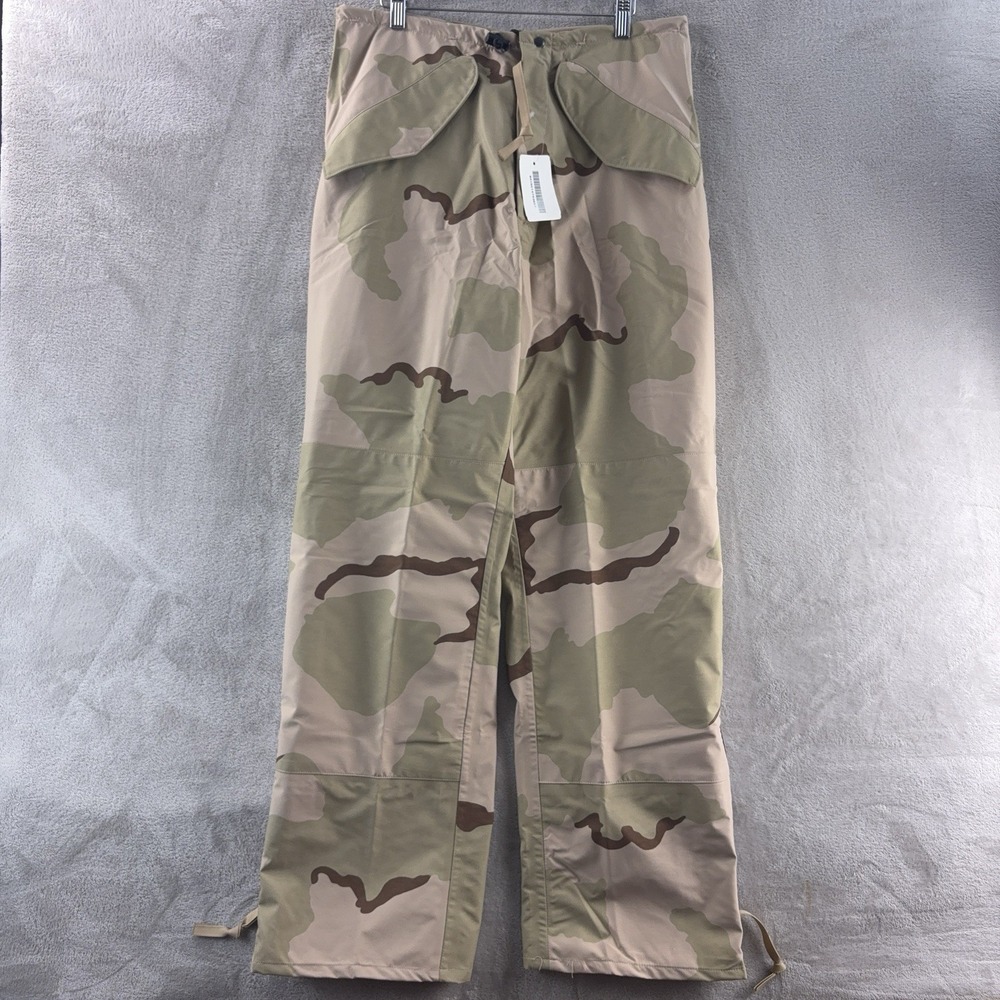 US Military Extended Cold Weather‎ Pants Mens Size Small Long Dessert Camo